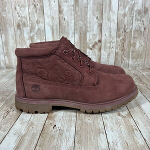 Timberland waterproof engraved chukka red Womens 9.5‎